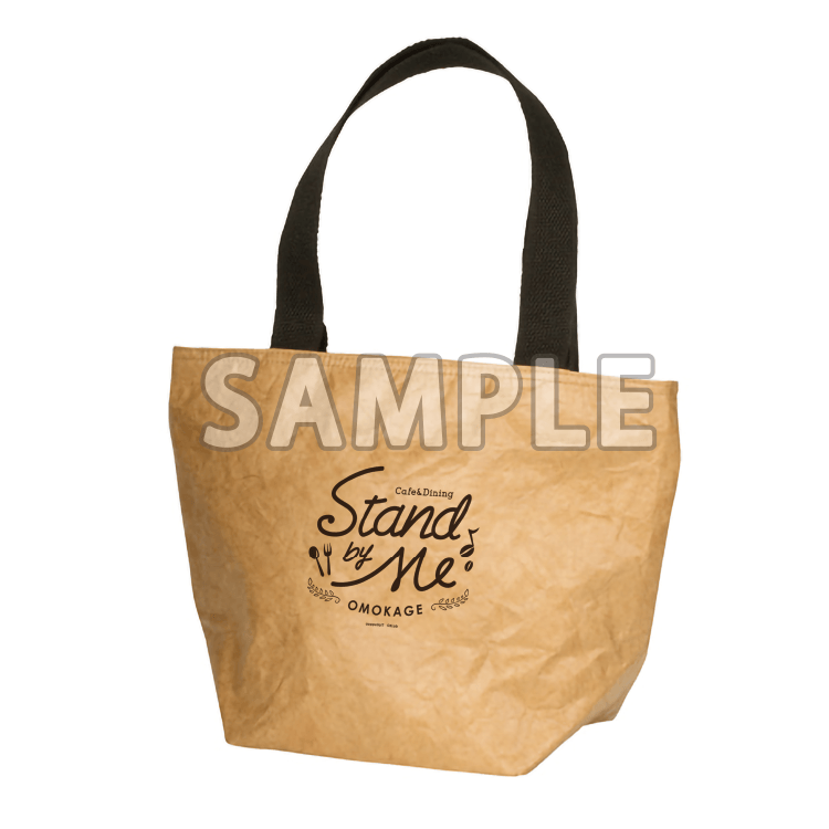 アオペラ -aoppella!?- タイベック製ランチトートバッグ 「Stand by me」 black ver.